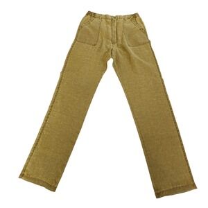 Vigano' 100% Linen Casual Relaxed Fit Pants 36" Waist X 37" Inseam